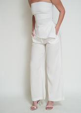 Pantalón Bota Ancha Amarillo